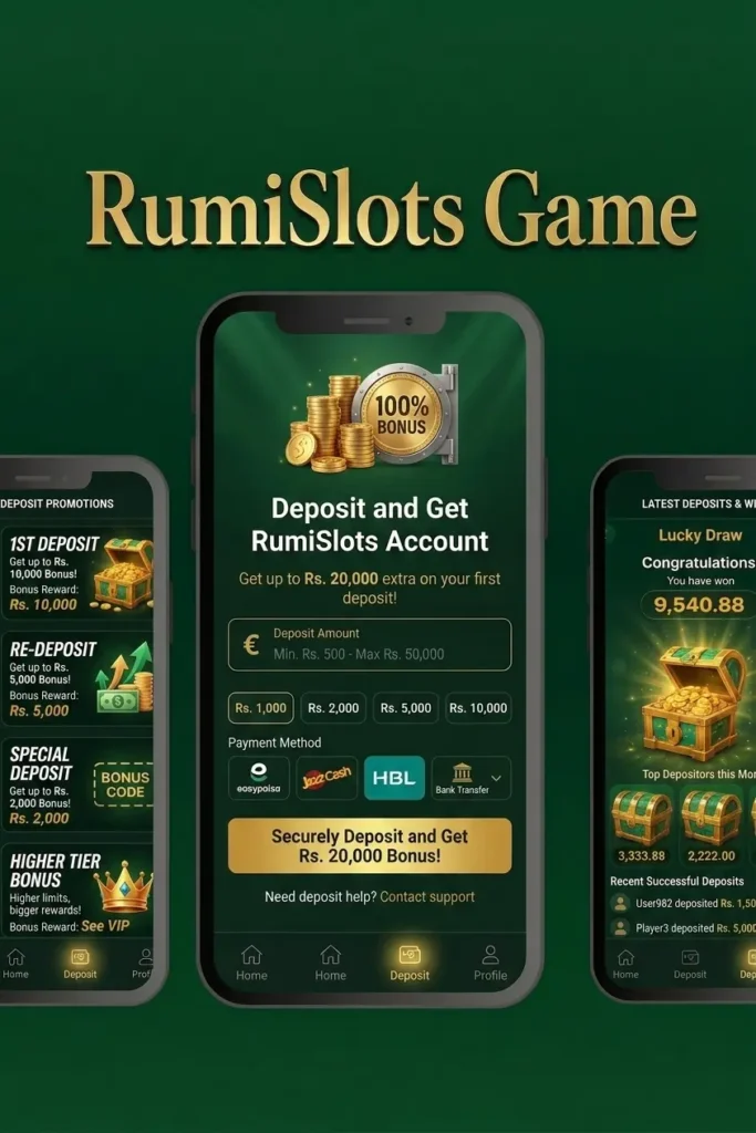 Rumislots Game Deposit